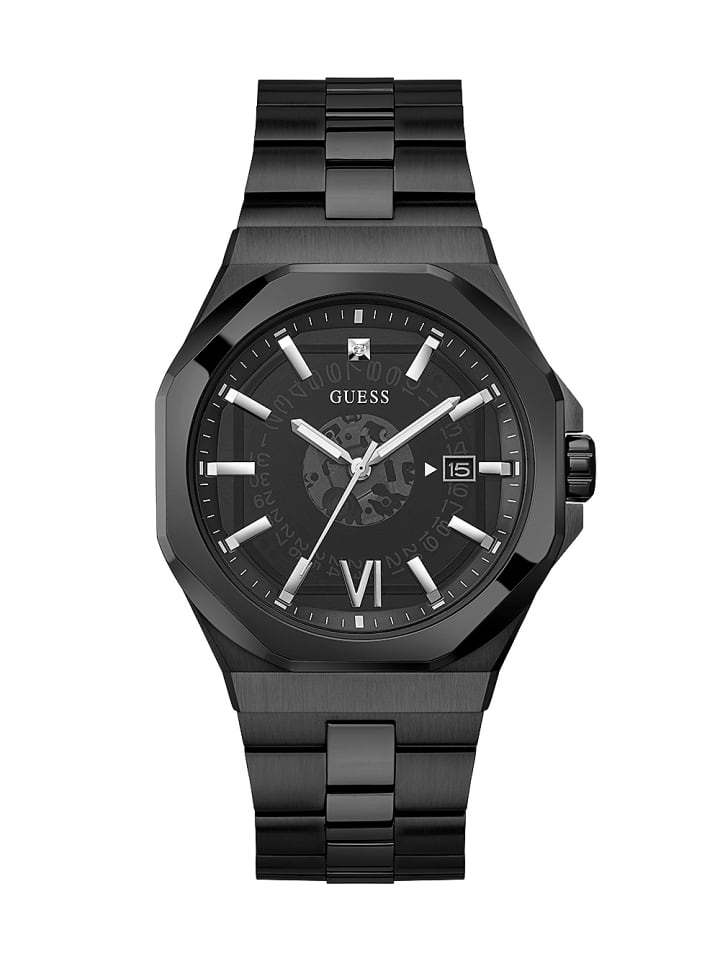 Guess Мужские аналоговые часы черного цвета
Guess Мужские аналоговые часы черного цвета