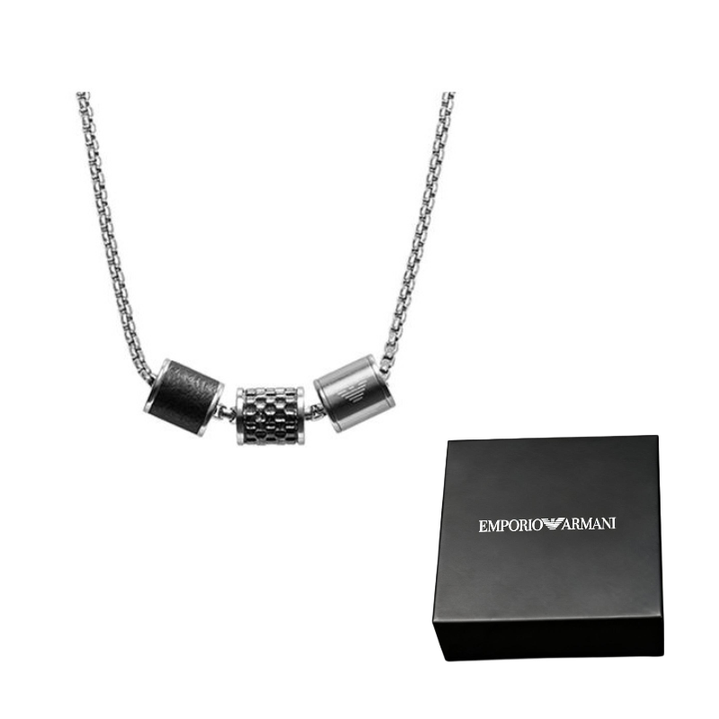 EMPORIO ARMANI Стальной кулон для мужчин Silver/Black
EMPORIO ARMANI Стальной кулон для мужчин Silver/Black