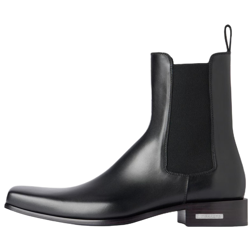 Черные мужские короткие челси-ботфорты Balenciaga, черный
Черные мужские короткие челси-ботфорты Balenciaga, черный