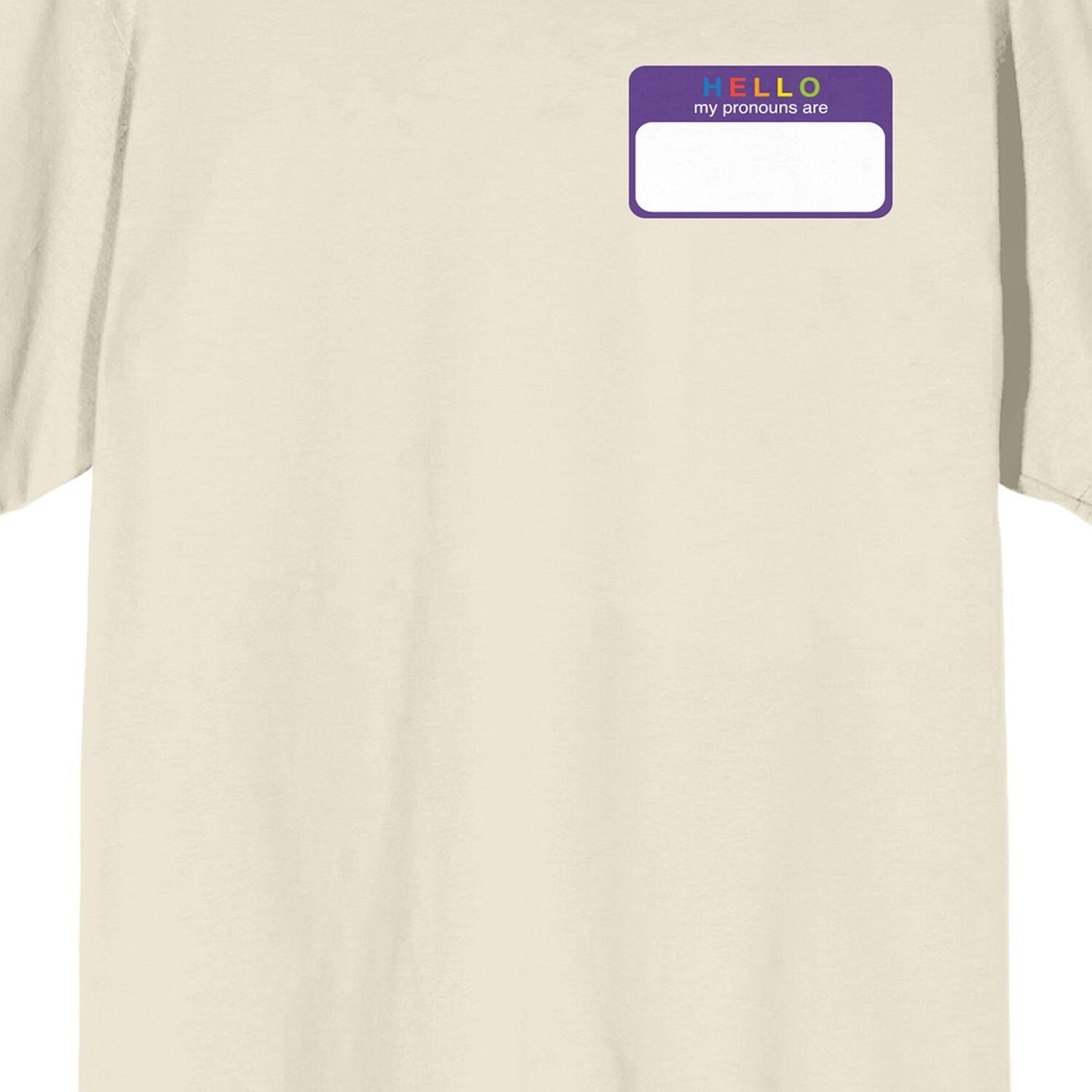 Мужская гордость: Привет, мои местоимения — футболка Licensed Character
Мужская гордость: Привет, мои местоимения — футболка Licensed Character