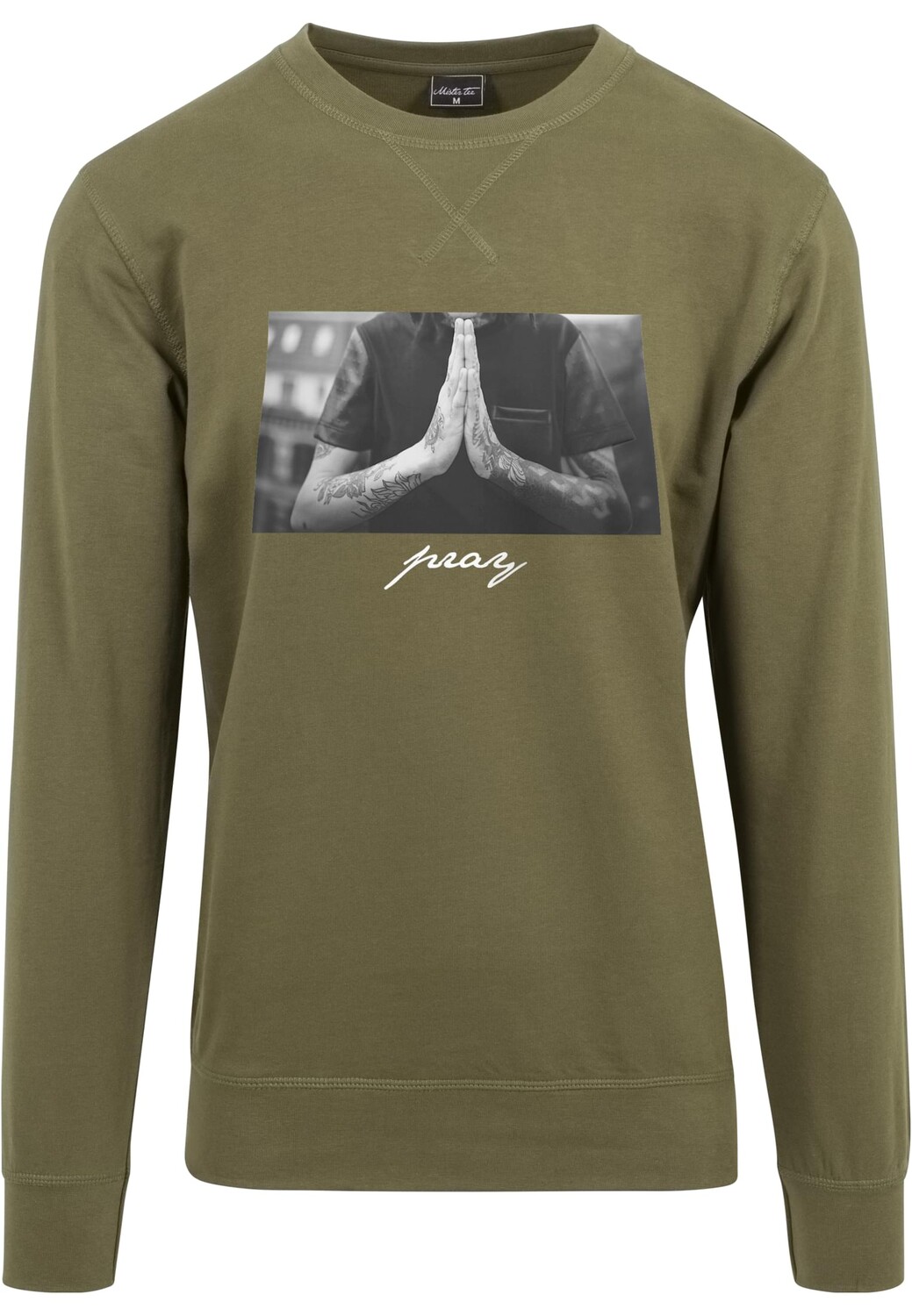 Толстовка Mister Tee Crewneck Sweater, оливковый
Толстовка Mister Tee Crewneck Sweater, оливковый