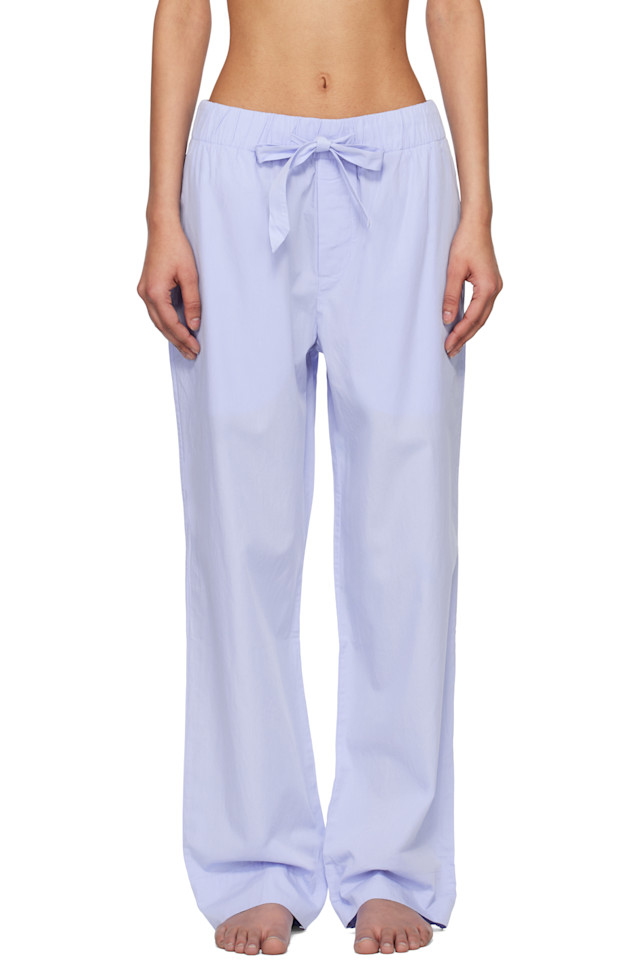 Пижамные брюки из поплина Tekla, синий
Пижамные брюки из поплина Tekla, синий