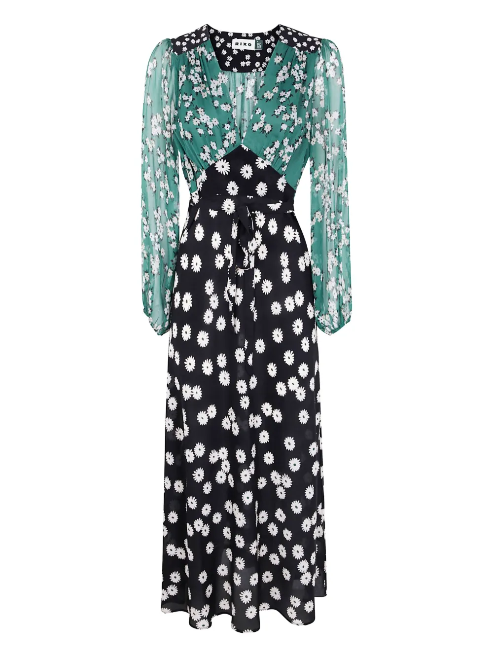 Платье с цветочным принтом Rixo, черный
Платье с цветочным принтом Rixo, черный