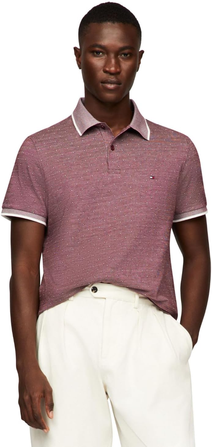 Мужские поло Tommy Hilfiger с коротким рукавом, повседневные, классический крой, из переплетенного хлопка, Aop Deep Rouge
Мужские поло Tommy Hilfiger с коротким рукавом, повседневные, классический крой, из переплетенного хлопка, Aop Deep Rouge