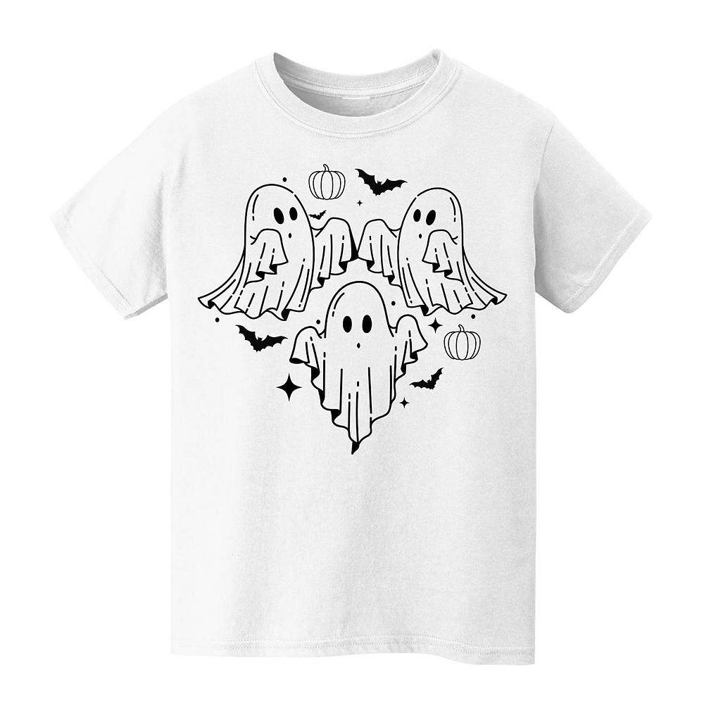 Детская футболка с рисунком «3 призрака, летающих на Хэллоуин» для детей 8–20 лет Licensed Character, белый
Детская футболка с рисунком «3 призрака, летающих на Хэллоуин» для детей 8–20 лет Licensed Character, белый