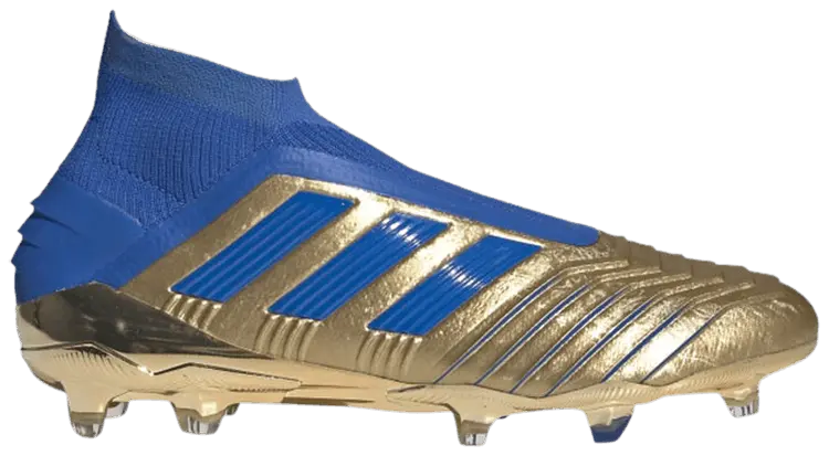 Кроссовки adidas Predator 19+ FG 'Gold Blue', золотой 
Кроссовки adidas Predator 19+ FG 'Gold Blue', золотой