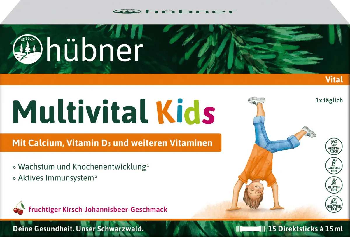 Multivital Kids прямые стики 15 шт. 225 мл. Hübner 
Multivital Kids прямые стики 15 шт. 225 мл. Hübner