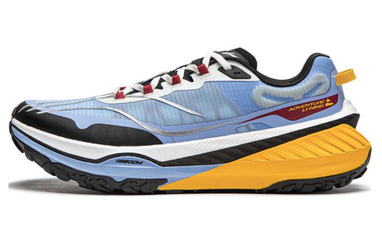 Лининг Дилу амортизирующие износостойкие противоскользящие упругие низкие кроссовки мужские сине-черные 
Лининг Дилу амортизирующие износостойкие противоскользящие упругие низкие кроссовки мужские сине-черные