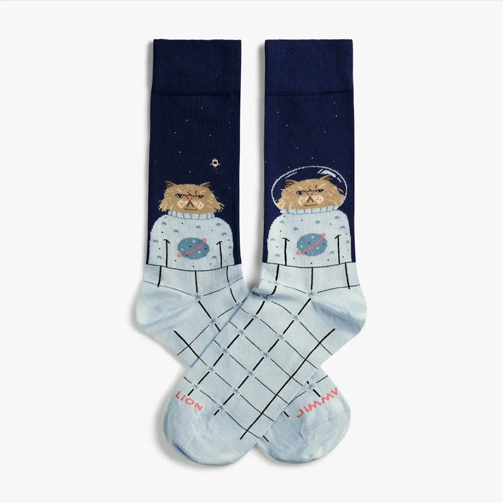 Носки Jimmy Lion Space Cat crew, синий
Носки Jimmy Lion Space Cat crew, синий