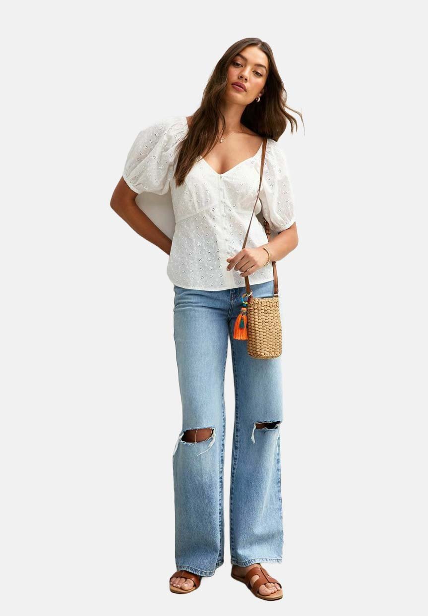 Блуза New Look BRODERIE ANGLAISE, White
Блуза New Look BRODERIE ANGLAISE, White