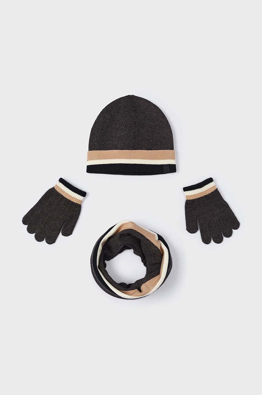 Шапка мэра, шарф и сколько детей Mayoral, серый
Шапка мэра, шарф и сколько детей Mayoral, серый