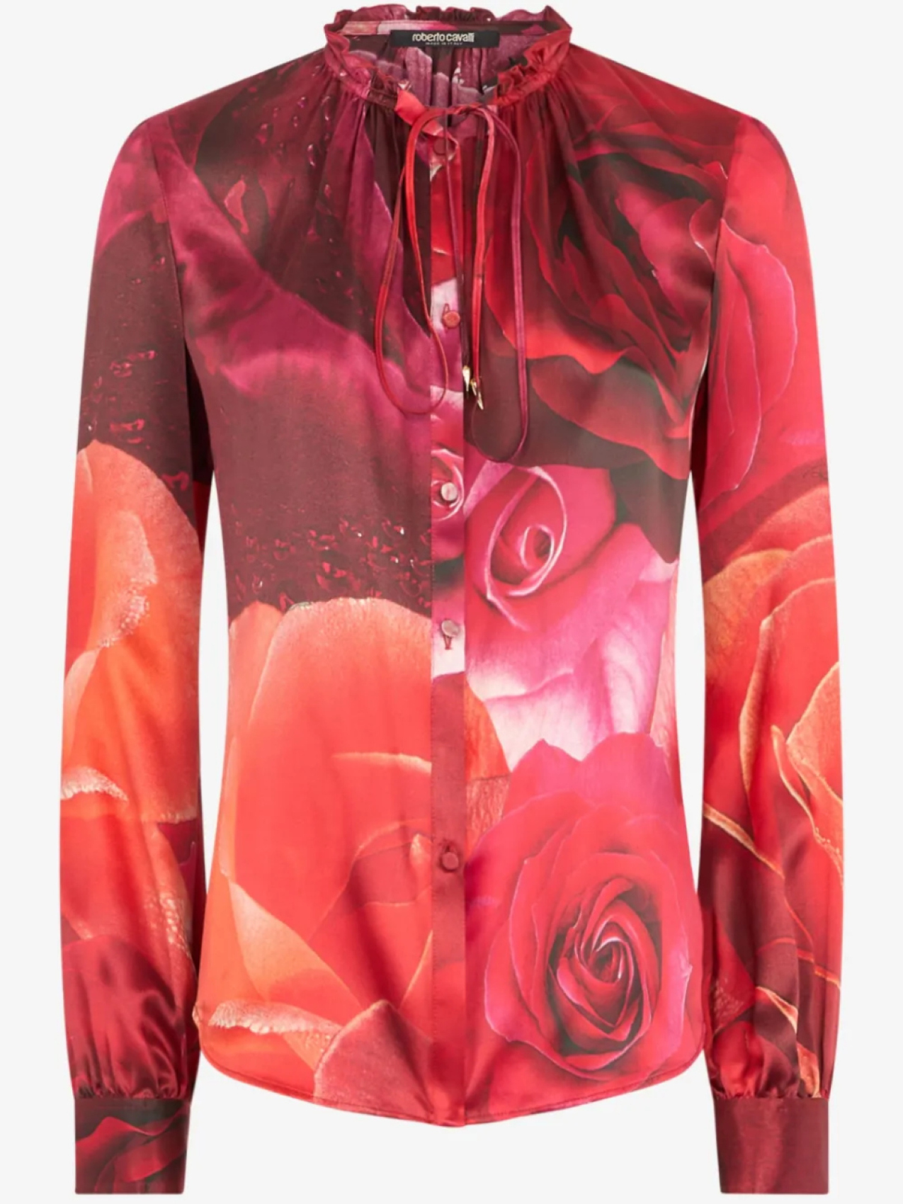 Шелковая рубашка с цветочным узором Roberto Cavalli, красный
Шелковая рубашка с цветочным узором Roberto Cavalli, красный