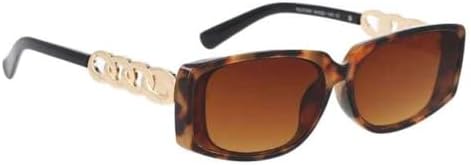 Солнцезащитные очки в стиле ретро 2027 с квадратными линзами и цепочкой на дужках для женщин, модные солнцезащитные очки с защитой от УФ-излучения UV400, винтажные очки MTZJH, Leopard
Солнцезащитные очки в стиле ретро 2027 с квадратными линзами и цепочкой на дужках для женщин, модные солнцезащитные очки с защитой от УФ-излучения UV400, винтажные очки MTZJH, Leopard