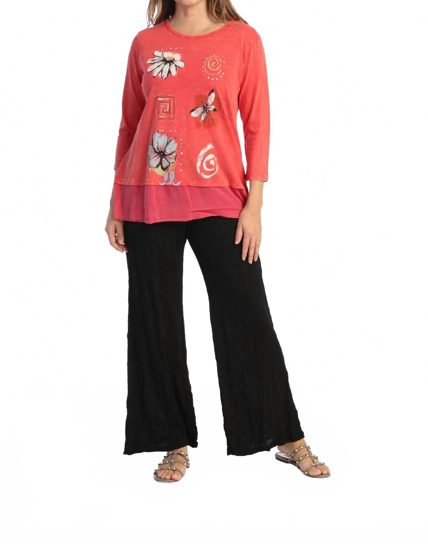 Спиральный топ из минерально-состаренного хлопкового жоржета с контрастными вставками, мультиколор Jess & Jane
Спиральный топ из минерально-состаренного хлопкового жоржета с контрастными вставками, мультиколор Jess & Jane