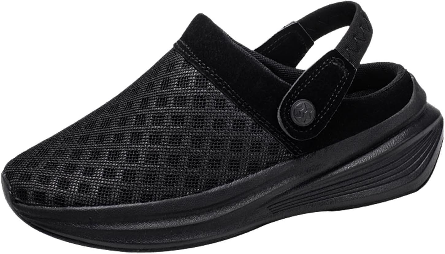 Женские и мужские сабо для сада, унисекс сандалии на пляж, легкие сетчатые туфли без застежки, повседневная обувь Frtubop, черный
Женские и мужские сабо для сада, унисекс сандалии на пляж, легкие сетчатые туфли без застежки, повседневная обувь Frtubop, черный