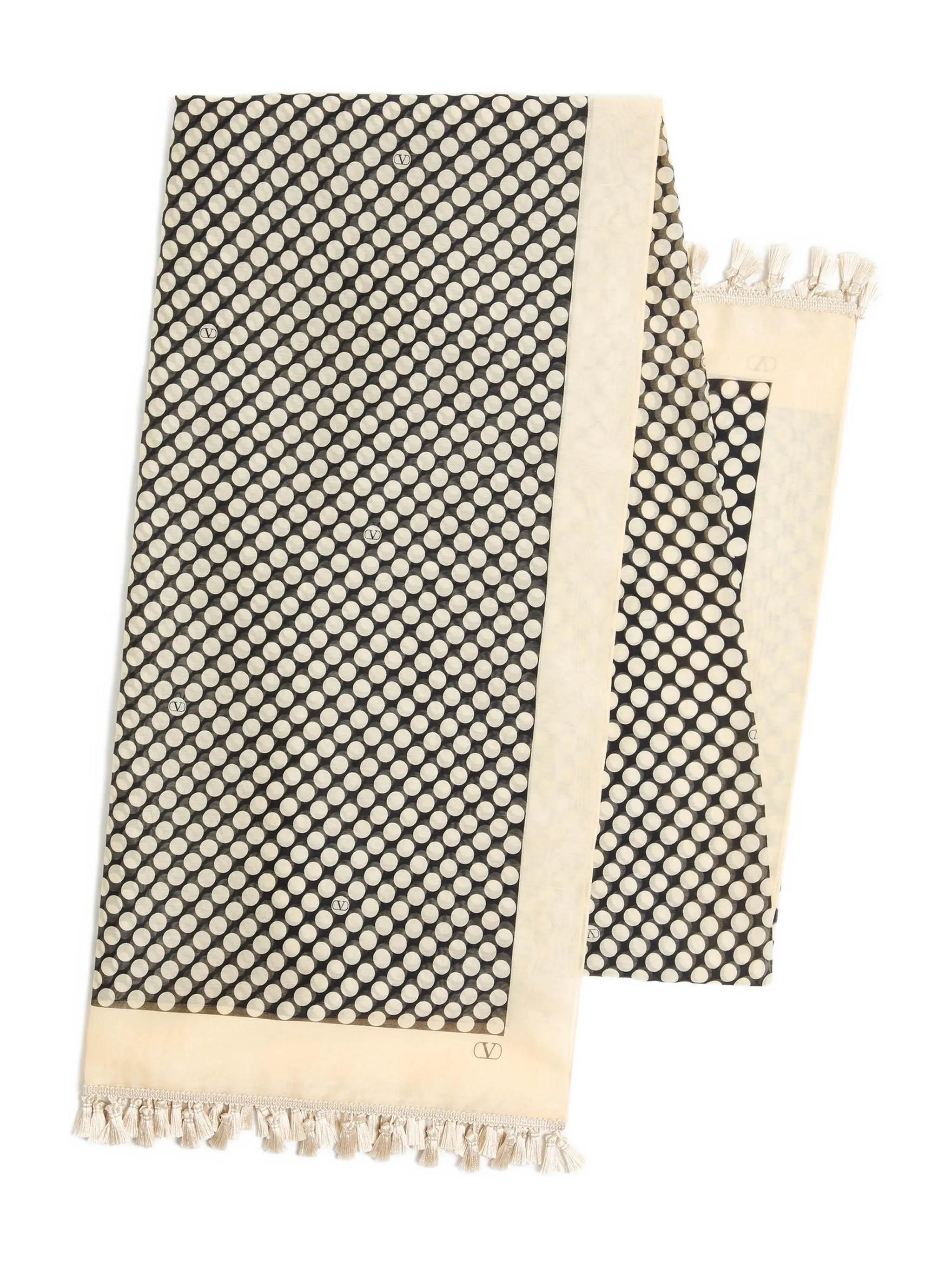 Парео в горох с кисточками Valentino Garavani, черный
Парео в горох с кисточками Valentino Garavani, черный