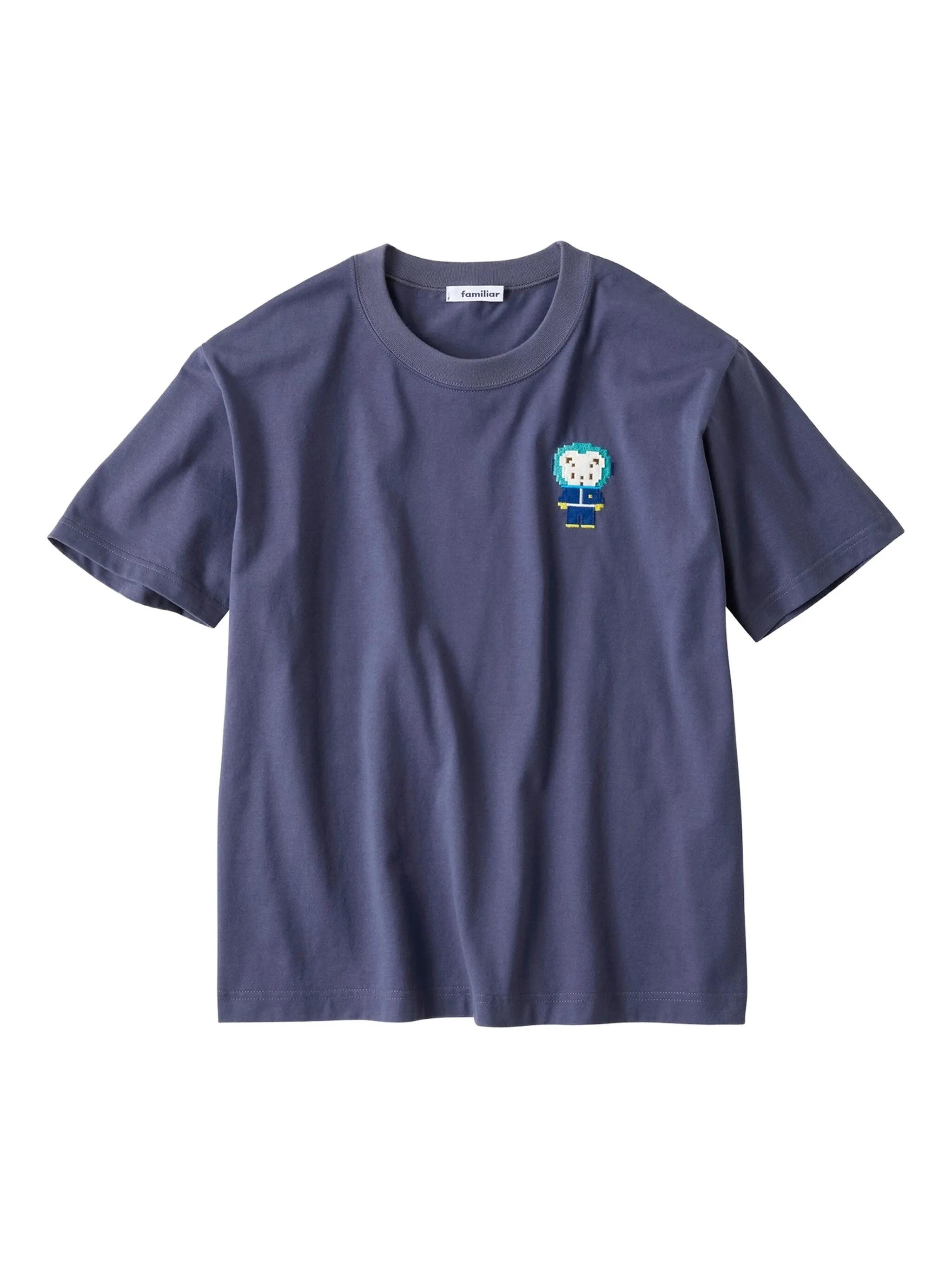 Футболка с вышивкой Familiar, синий
Футболка с вышивкой Familiar, синий