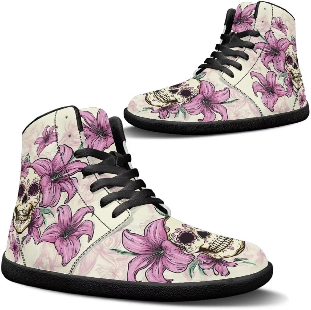 Мужские босоножки Легкие противоскользящие повседневные кроссовки Высокие спортивные кеды с нулевой подошвой Getelinseng, Skulls Flower
Мужские босоножки Легкие противоскользящие повседневные кроссовки Высокие спортивные кеды с нулевой подошвой Getelinseng, Skulls Flower