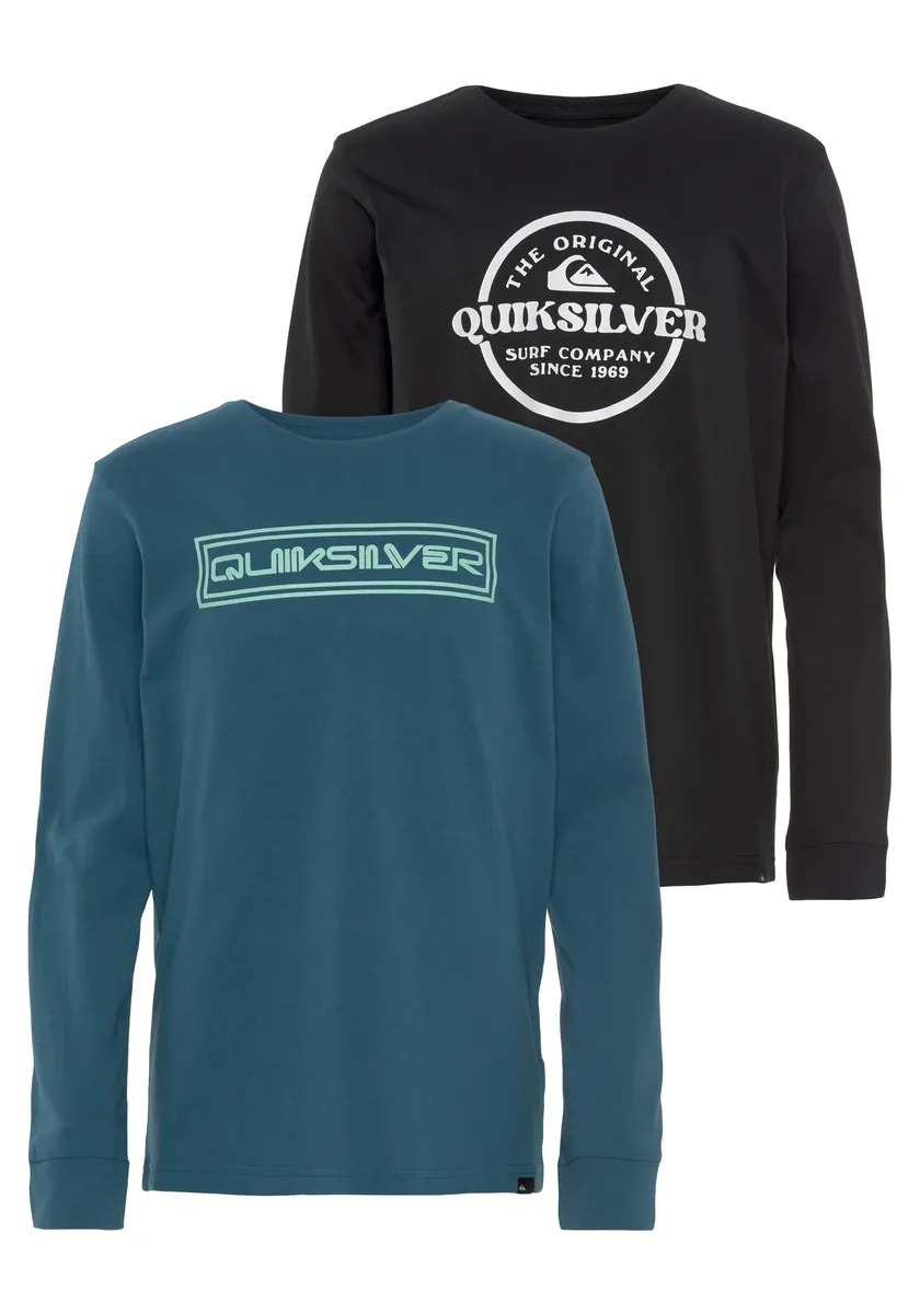 Рубашка Quiksilver с длинными рукавами "Двойная упаковка для мальчиков с логотипом", синий
Рубашка Quiksilver с длинными рукавами "Двойная упаковка для мальчиков с логотипом", синий