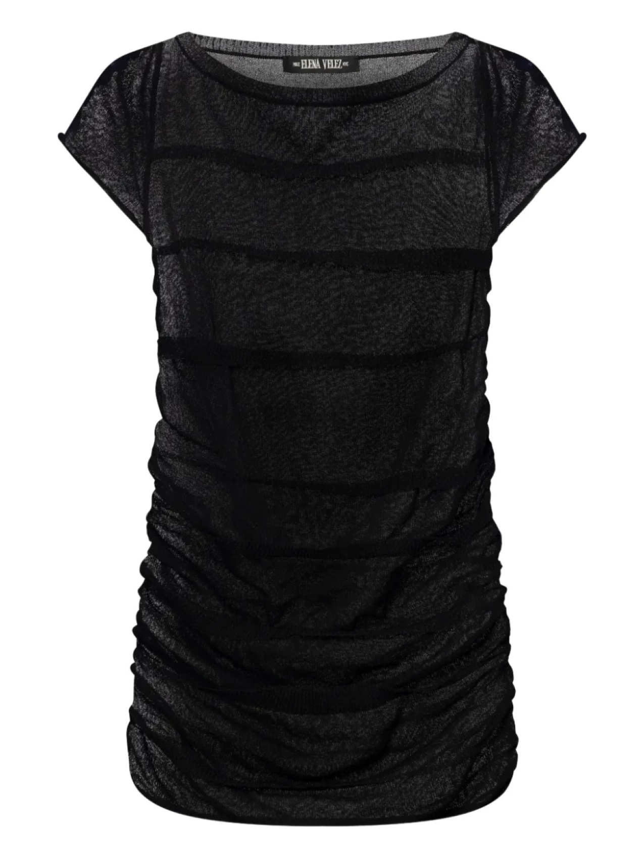 Футболка с рюшами Elena Velez, черный
Футболка с рюшами Elena Velez, черный