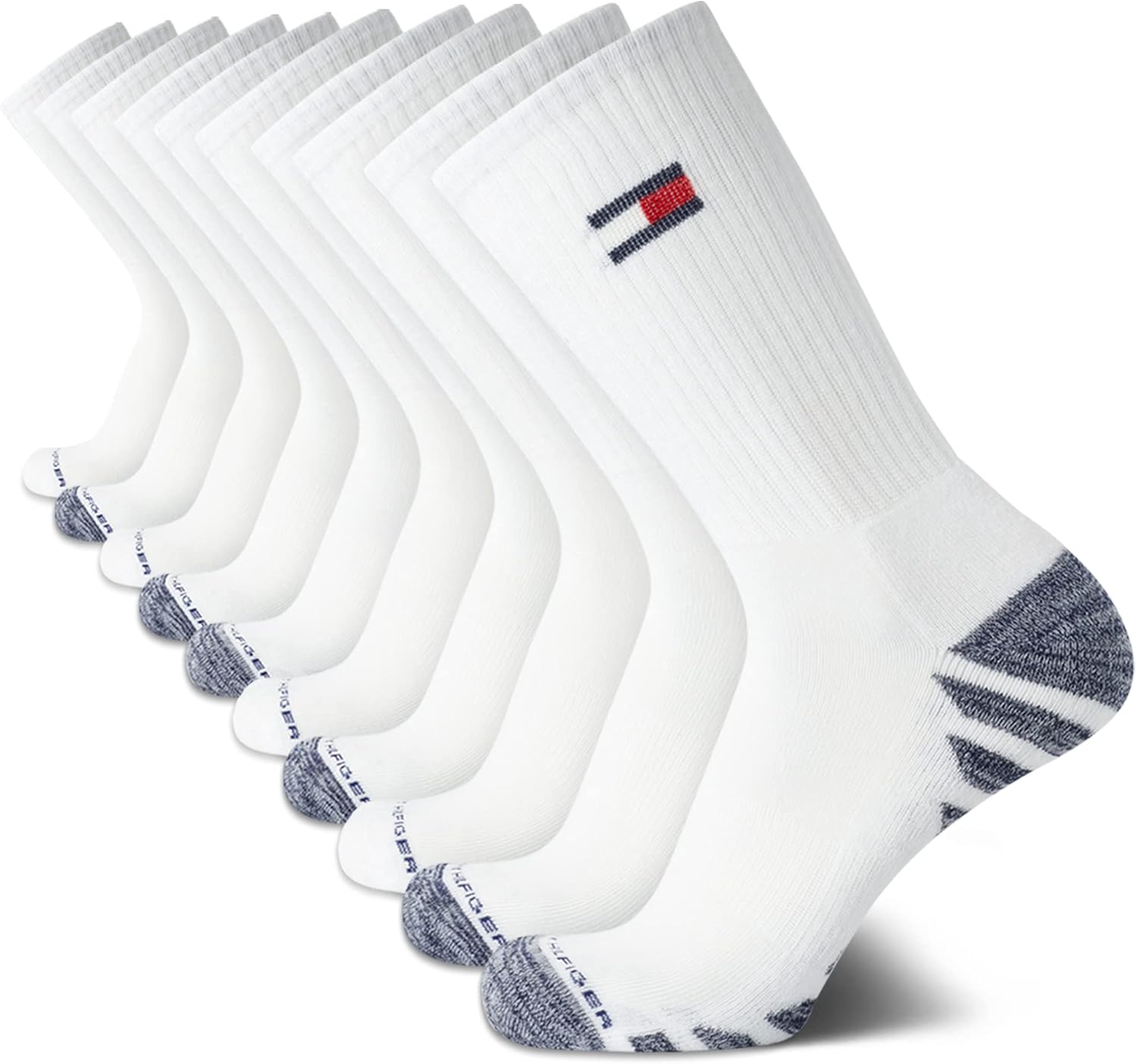 Мужские спортивные носки Tommy Hilfiger - мягкие носки (10 шт.), White/White
Мужские спортивные носки Tommy Hilfiger - мягкие носки (10 шт.), White/White