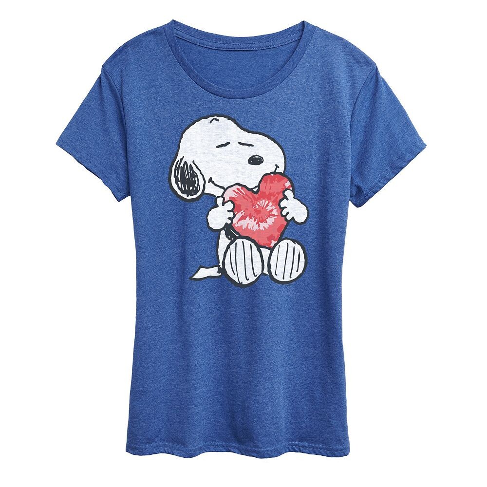 Женская футболка Peanuts Snoopy с рисунком сердца Licensed Character, цвет Heather Royal Blue
Женская футболка Peanuts Snoopy с рисунком сердца Licensed Character, цвет Heather Royal Blue