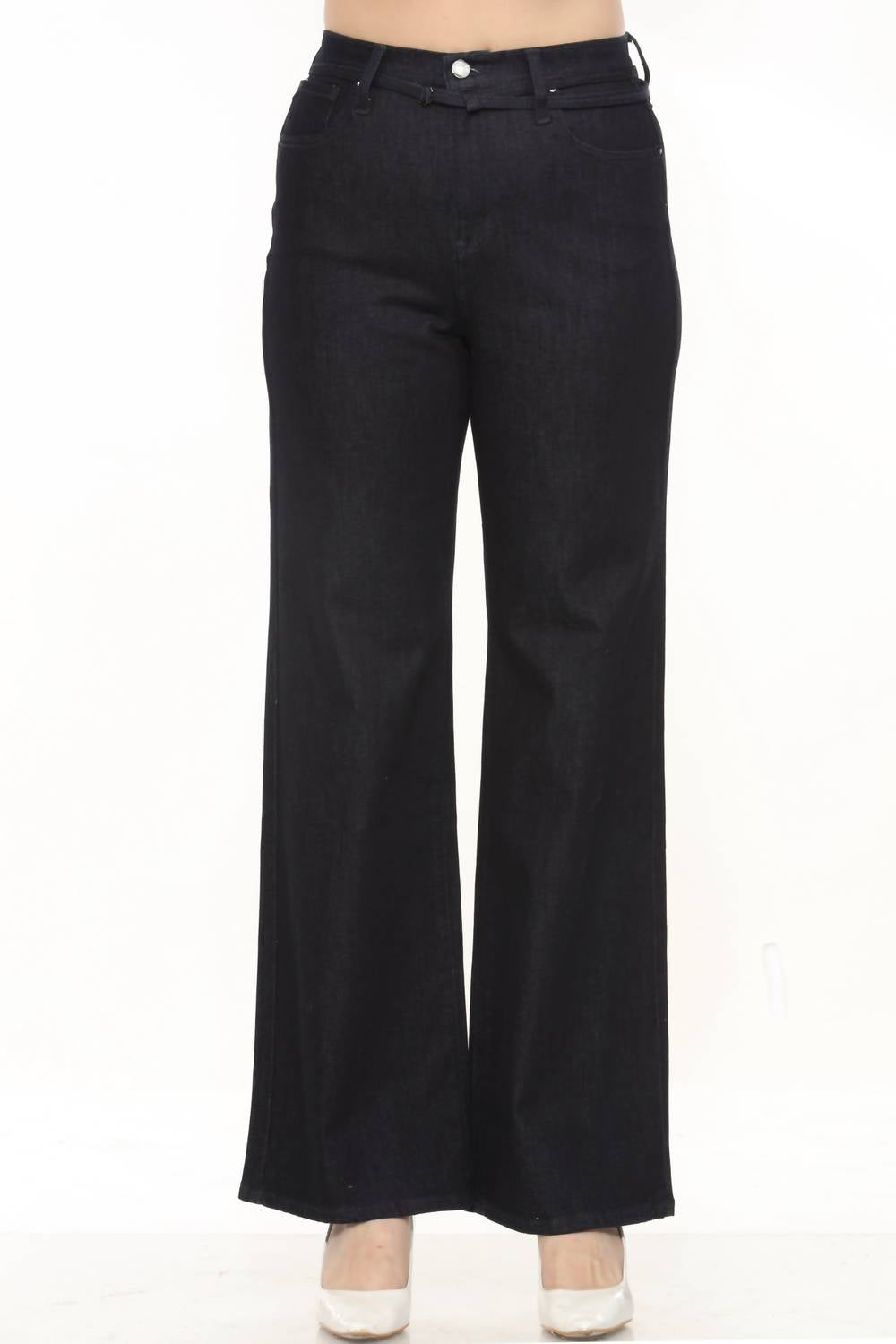 Высокие джинсы с поясом и широкими штанинами в цвете индиго Joseph Ribkoff
Высокие джинсы с поясом и широкими штанинами в цвете индиго Joseph Ribkoff