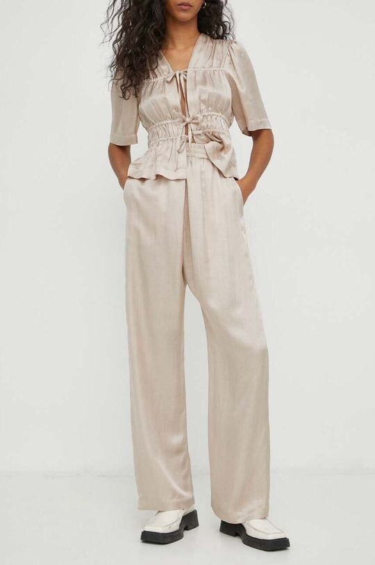 Брюки из смесового льна Munthe, бежевый
Брюки из смесового льна Munthe, бежевый