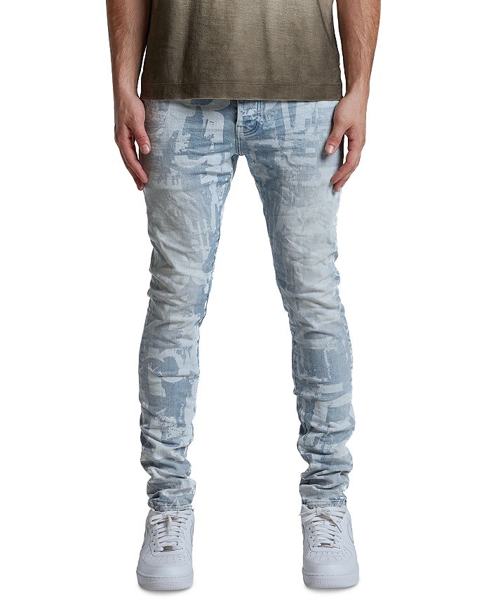 Скинни в стиле гранж с принтом, светло-индиго Purple Brand, синий
Скинни в стиле гранж с принтом, светло-индиго Purple Brand, синий