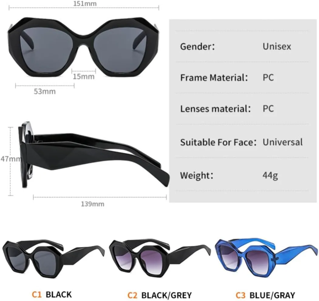 Солнцезащитные очки неправильной формы квадратной формы для женщин в стиле ретро-винтаж для мужчин, большие очки с защитой от УФ-излучения UV400 UATXTAU, White
Солнцезащитные очки неправильной формы квадратной формы для женщин в стиле ретро-винтаж для мужчин, большие очки с защитой от УФ-излучения UV400 UATXTAU, White