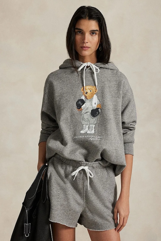 Хлопковая толстовка Polo Ralph Lauren, серый
Хлопковая толстовка Polo Ralph Lauren, серый