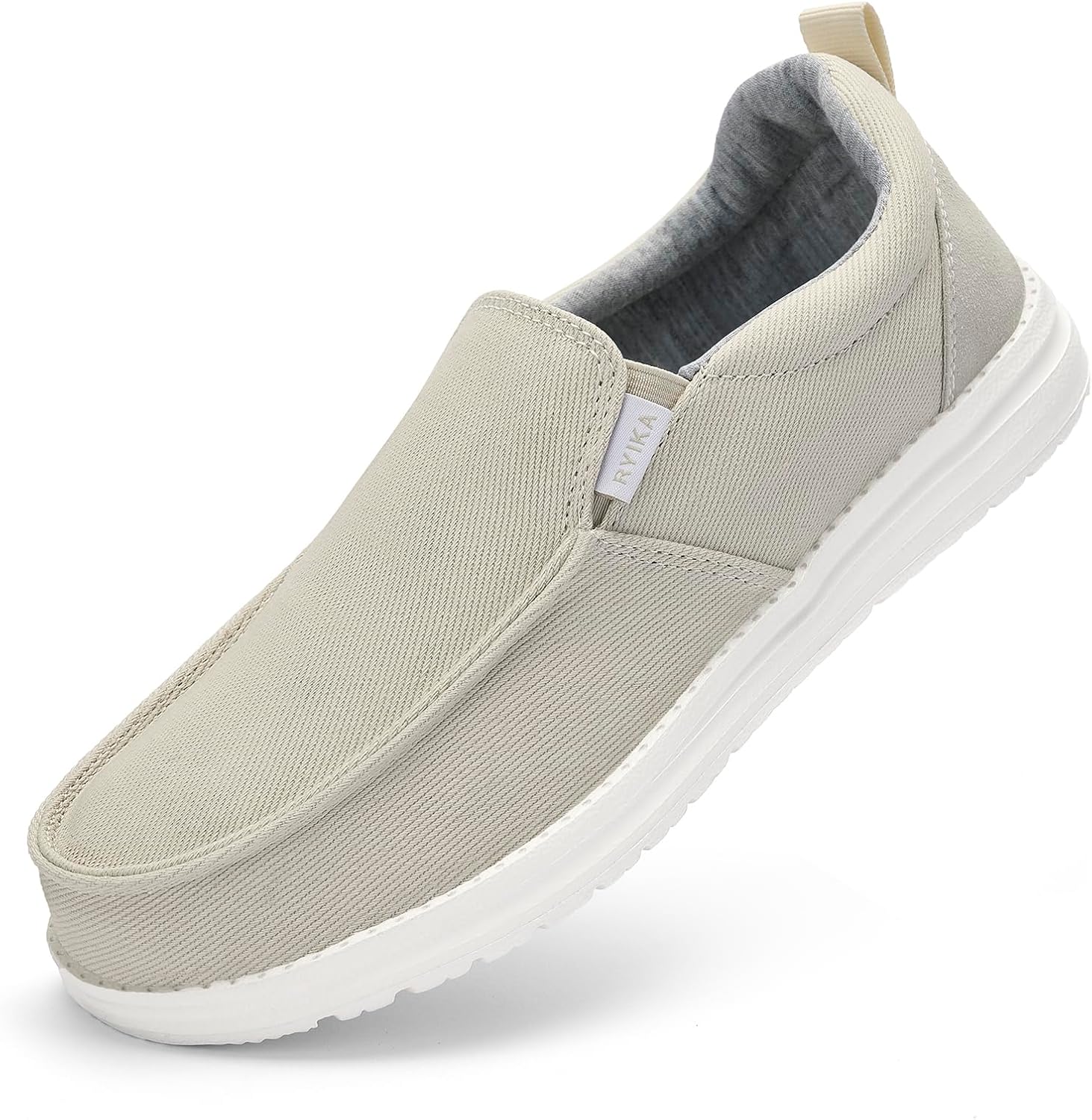 Мужские слипоны RYIKA без шнурков, широкие, повседневные, из холщового материала, мужские мокасины, легкие нескользящие прогулочные туфли, мягкие кроссовки, белый
Мужские слипоны RYIKA без шнурков, широкие, повседневные, из холщового материала, мужские мокасины, легкие нескользящие прогулочные туфли, мягкие кроссовки, белый