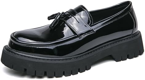 Мужские модные массивные лоферы на высокой платформе Penny с круглым носком, на липучке, с подошвой, предотвращающей скольжение, для деловой, рабочей и повседневной носки. Размеры 6-14 Qooel, черный
Мужские модные массивные лоферы на высокой платформе Penny с круглым носком, на липучке, с подошвой, предотвращающей скольжение, для деловой, рабочей и повседневной носки. Размеры 6-14 Qooel, черный