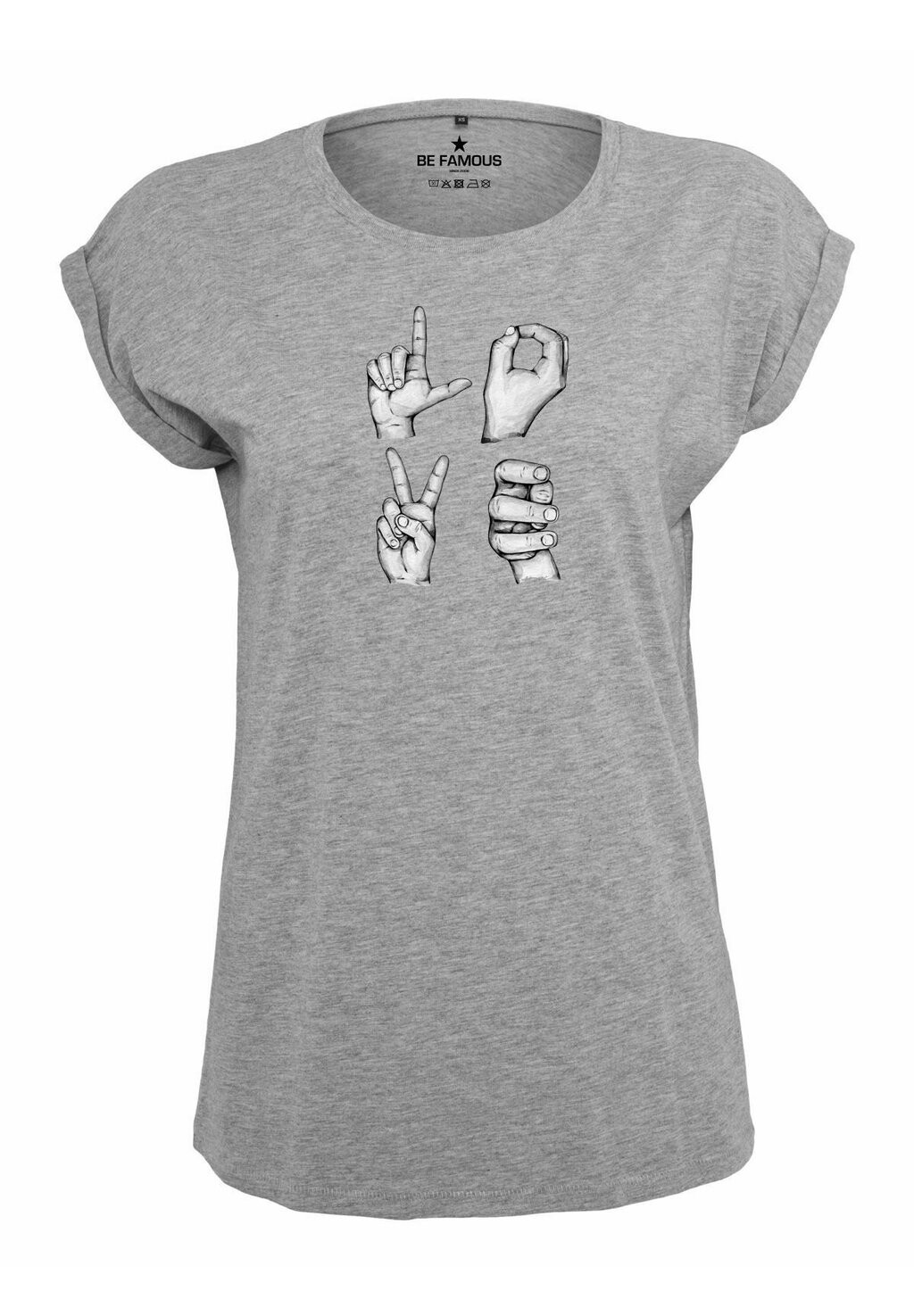 Футболка с принтом CLASSIC ROLL UP LOVEPHO Be Famous, цвет grey
Футболка с принтом CLASSIC ROLL UP LOVEPHO Be Famous, цвет grey