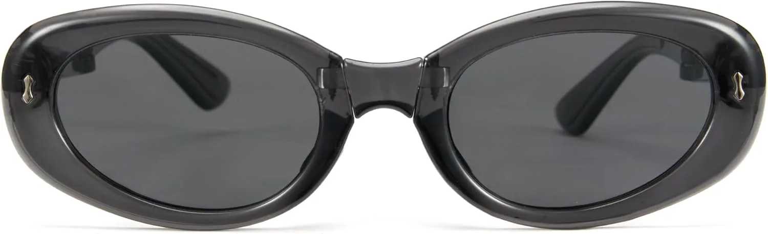 Солнцезащитные очки Cyxus Retro Oval Foldable Polarized Sunglasses Women 90s Cat Eye Vintage UV400 Travel Driving Beach P1182, 04-grey Lens Black Frame P1182
Солнцезащитные очки Cyxus Retro Oval Foldable Polarized Sunglasses Women 90s Cat Eye Vintage UV400 Travel Driving Beach P1182, 04-grey Lens Black Frame P1182