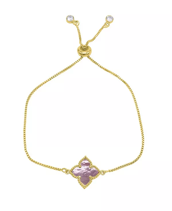 Регулируемый браслет-боло с имитацией цветка из перламутра, позолоченный Adornia, pink
Регулируемый браслет-боло с имитацией цветка из перламутра, позолоченный Adornia, pink