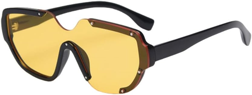 Солнцезащитные очки в полуободковой оправе с заклепками для женщин, интегрированные линзы, ретро-солнцезащитные очки для мужчин, очки с защитой от УФ-излучения UV400 HDUBFY, C3
Солнцезащитные очки в полуободковой оправе с заклепками для женщин, интегрированные линзы, ретро-солнцезащитные очки для мужчин, очки с защитой от УФ-излучения UV400 HDUBFY, C3