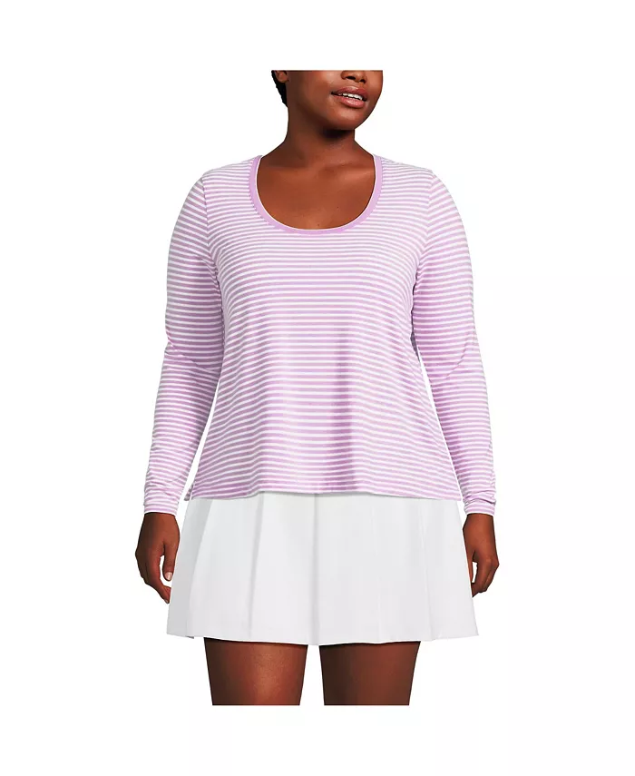 Футболка Power Performance большого размера с длинными рукавами и круглым вырезом Lands' End, фиолетовый
Футболка Power Performance большого размера с длинными рукавами и круглым вырезом Lands' End, фиолетовый