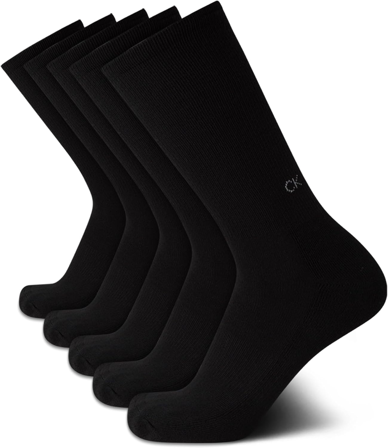 Мужские носки Calvin Klein Crew Socks - 5 пар влагоотводящих спортивных носков с мягкой подкладкой для бега и тренировок, All Black
Мужские носки Calvin Klein Crew Socks - 5 пар влагоотводящих спортивных носков с мягкой подкладкой для бега и тренировок, All Black