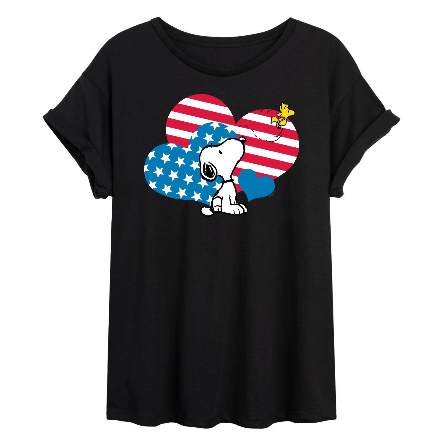 Детская футболка Peanuts Snoopy с сердечками и струящимся рисунком Licensed Character, черный
Детская футболка Peanuts Snoopy с сердечками и струящимся рисунком Licensed Character, черный