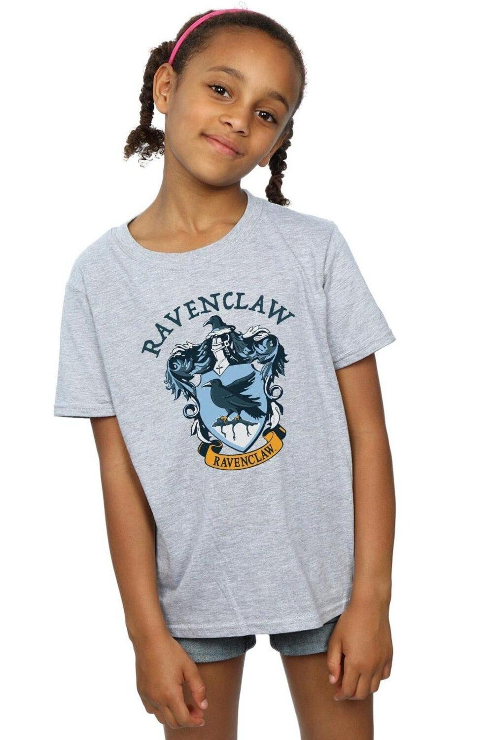 Хлопковая футболка Равенкло Harry Potter, серый 
Хлопковая футболка Равенкло Harry Potter, серый