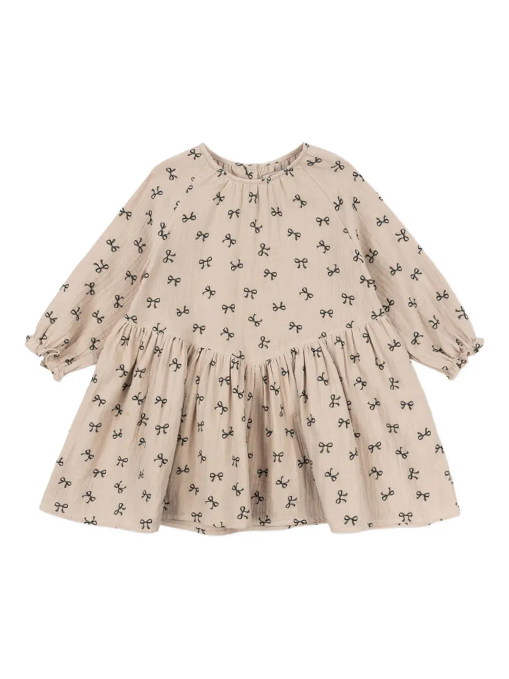 Платье с бантом и принтом "Коко" Konges Sløjd, нейтральный
Платье с бантом и принтом "Коко" Konges Sløjd, нейтральный