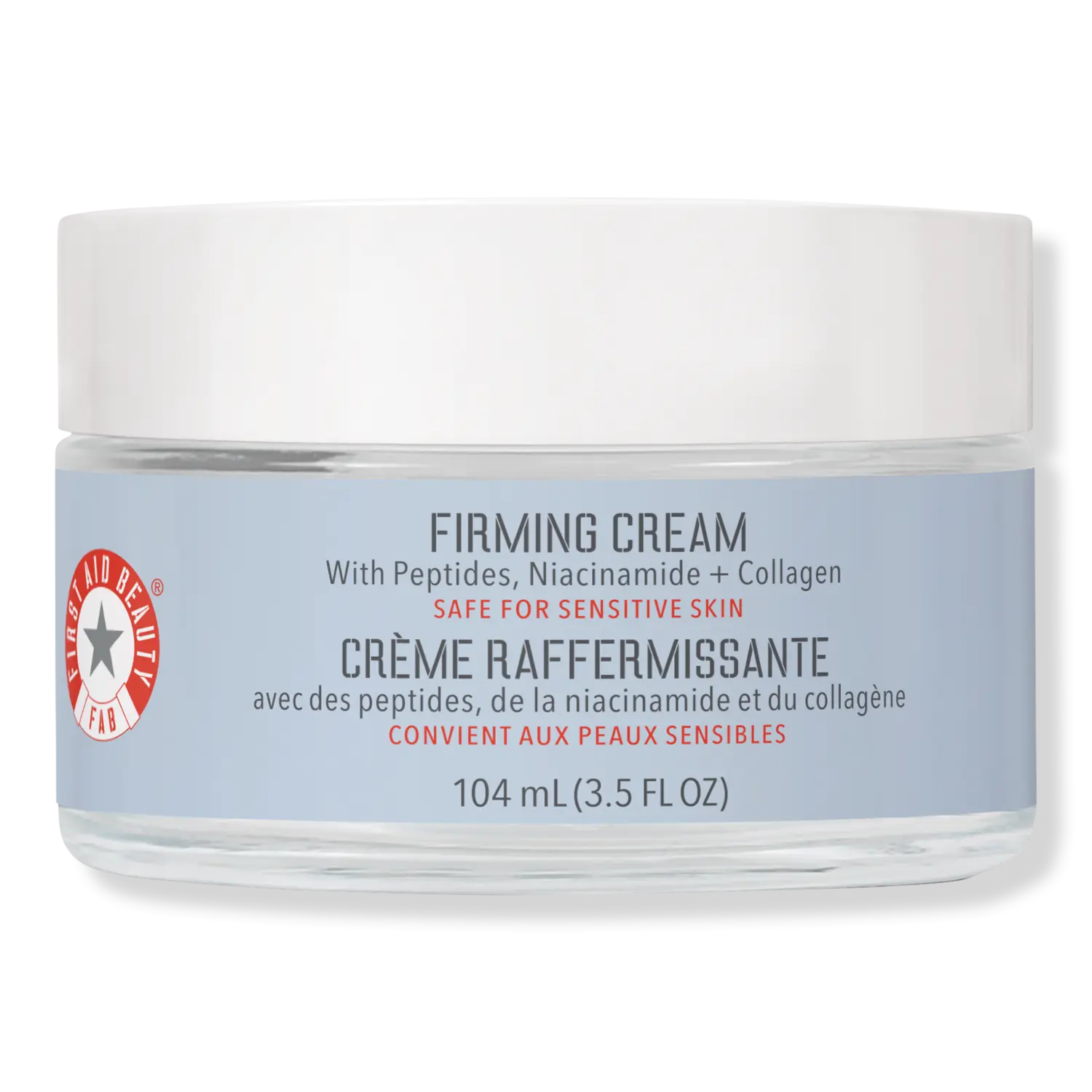 Укрепляющий крем с пептидами, ниацинамидом и коллагеном First Aid Beauty, 3.4 oz
Укрепляющий крем с пептидами, ниацинамидом и коллагеном First Aid Beauty, 3.4 oz