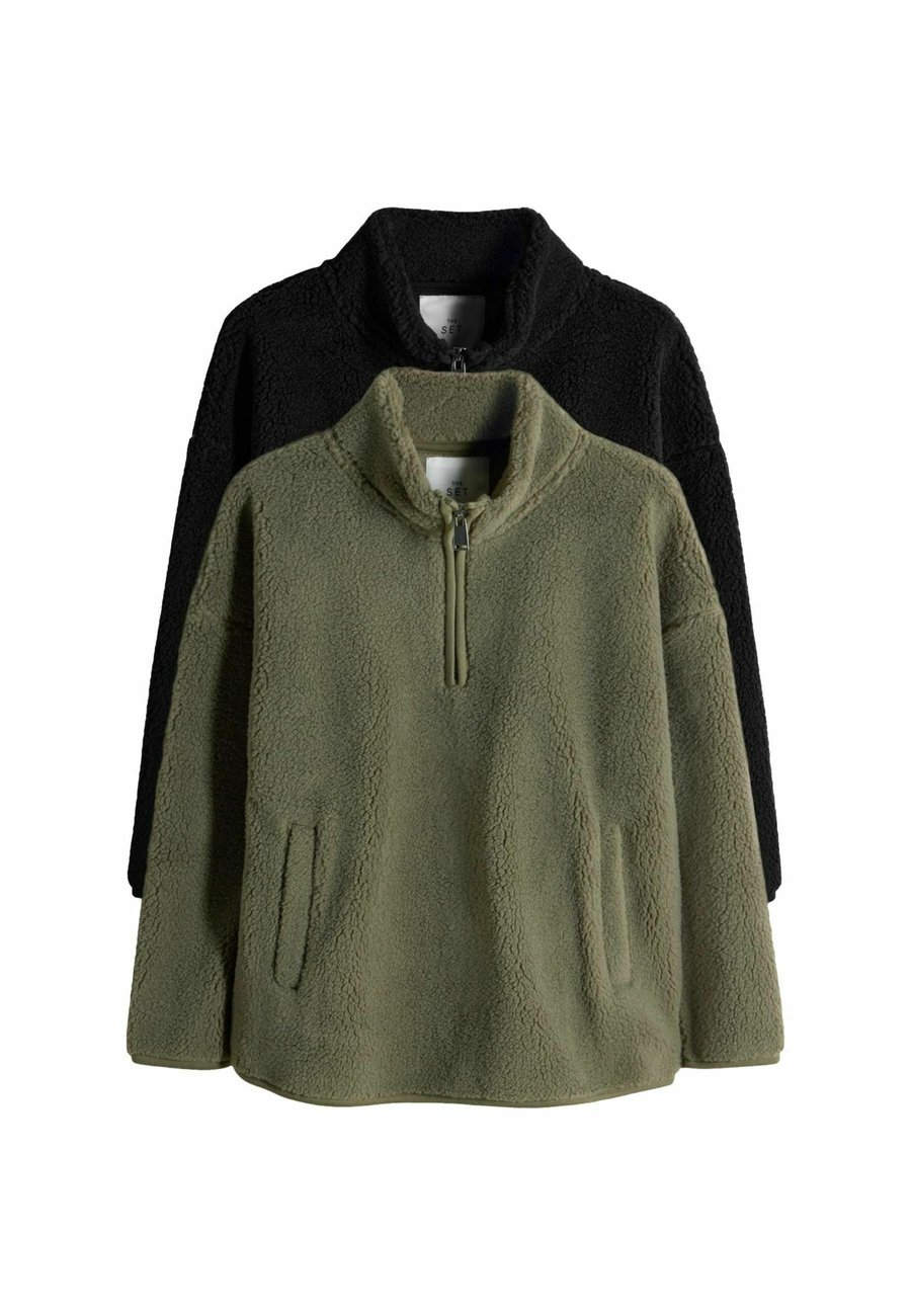 Джемпер THE SET 2 PACK BORG QUARTER ZIP, Black Green/Black
Джемпер THE SET 2 PACK BORG QUARTER ZIP, Black Green/Black