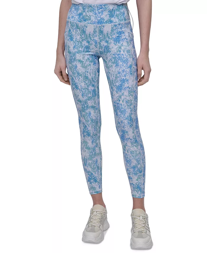 Женские принтованные леггинсы с высокой талией 7/8 DKNY, синий
Женские принтованные леггинсы с высокой талией 7/8 DKNY, синий