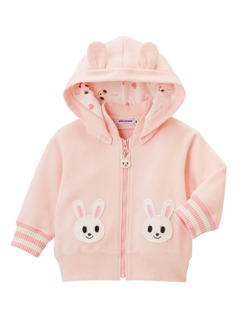 Куртка с вышивкой и капюшоном Miki House, розовый
Куртка с вышивкой и капюшоном Miki House, розовый