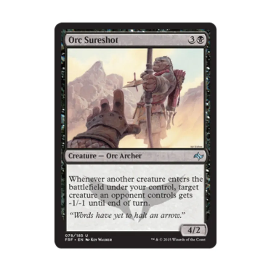 CCG Орк Сурешот (U), MTG - Fate Reforged
CCG Орк Сурешот (U), MTG - Fate Reforged