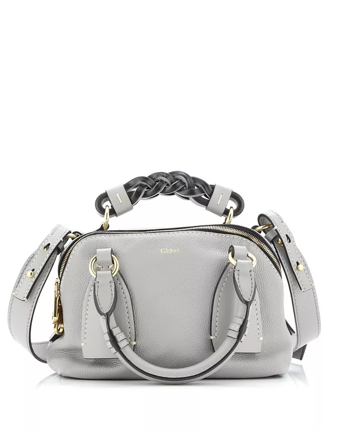 Маленькая сумка Daria из кожи Pre-Owned Chloe, серый 
Маленькая сумка Daria из кожи Pre-Owned Chloe, серый