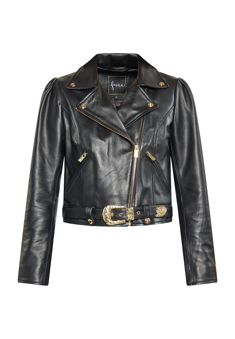 Кожаная куртка faina Between-Season Jacket, черный
Кожаная куртка faina Between-Season Jacket, черный