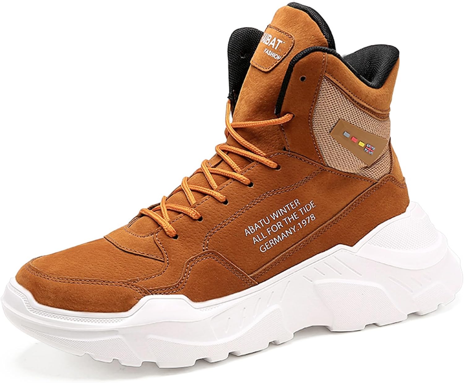 Кроссовки GSIGUL для мужчин, модные высокие кеды, мужские беговые кроссовки, спортивная и повседневная обувь для тренировок и прогулок, коричневый
Кроссовки GSIGUL для мужчин, модные высокие кеды, мужские беговые кроссовки, спортивная и повседневная обувь для тренировок и прогулок, коричневый